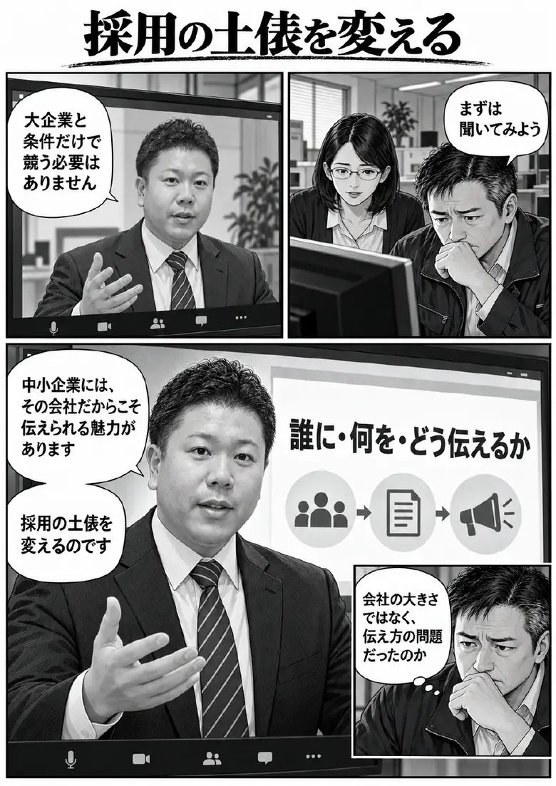 4ページ目：採用の土俵を変える