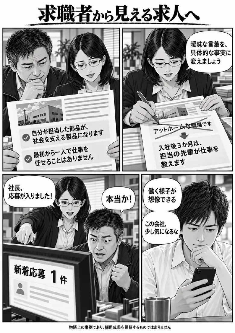 6ページ目：求職者から見える求人へ